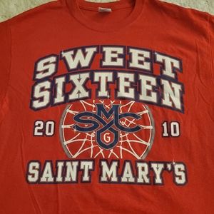 2010 Saint Mary's Sweet Sixteen Basketball Shirt (Size L)